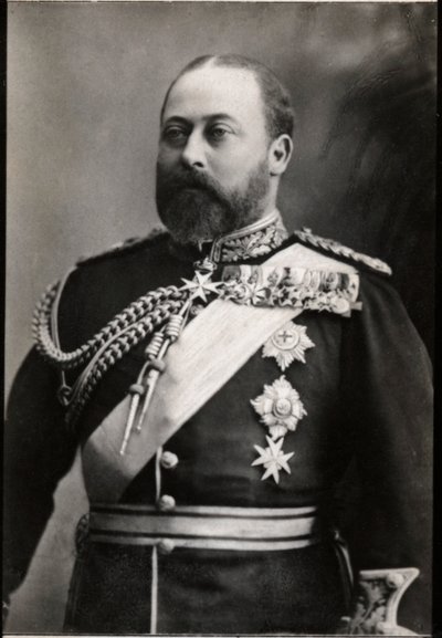 Portrait of Edward VII of the United Kingdom (1841-1910) by French Photographer